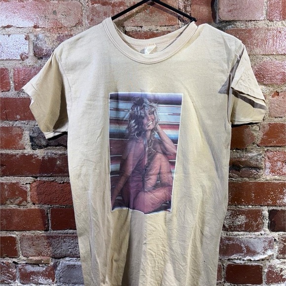 Rare Vintage 1976 Farrah Faucet Promo Tee Size Large